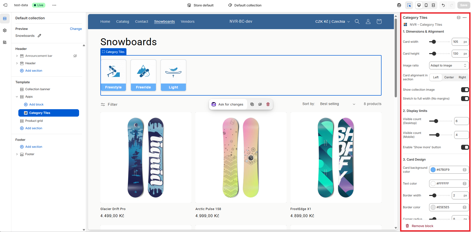 Customize the design to suit your needs